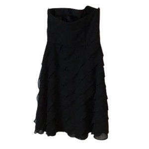 WHBM Strapless Ruffle Dress